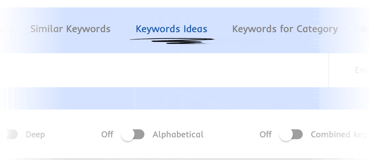 Keyword Ideas Tool - Google Keyword Planner Alternative
