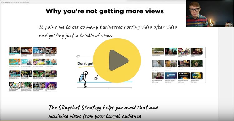 Grow Your YouTube Channel: Click to watch the introduction to the Slingshot Strategy